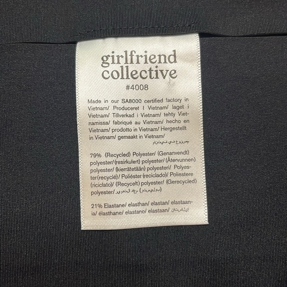 Girlfriend Collective Black Leggings Size M - Picture 4 of 8